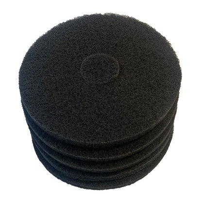 Glomesh 330mm Black Regular Speed Stripping Pads - 5 Pack (TK330BLK)