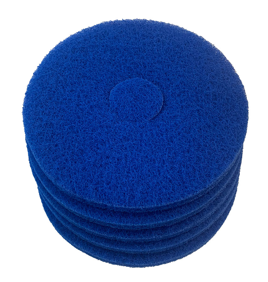 Glomesh 330mm Blue Regular Speed Cleaning Pads - 5 Pack (TK330BLU)
