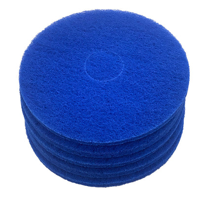 Glomesh 350mm Blue Regular Speed Cleaning Pads - 5 Pack (TK350BLU)