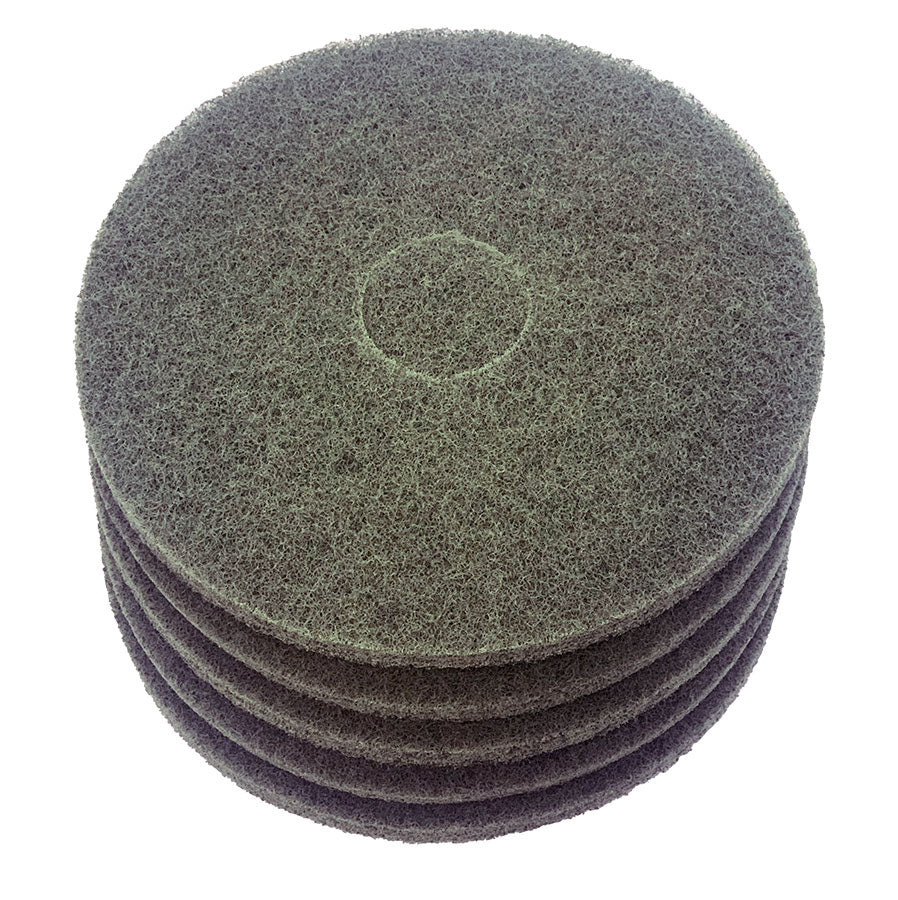 Glomesh 350mm Green Regular Speed Scrubbing Pads - 5 Pack (TK350GRN)