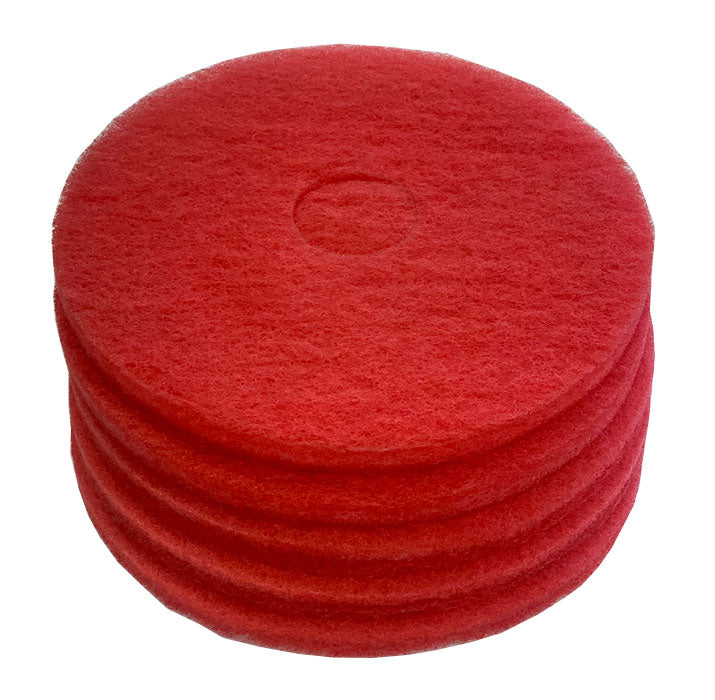 Glomesh 380mm Red Regular Speed Spray Buffing Pads - 5 Pack (TK380RED)