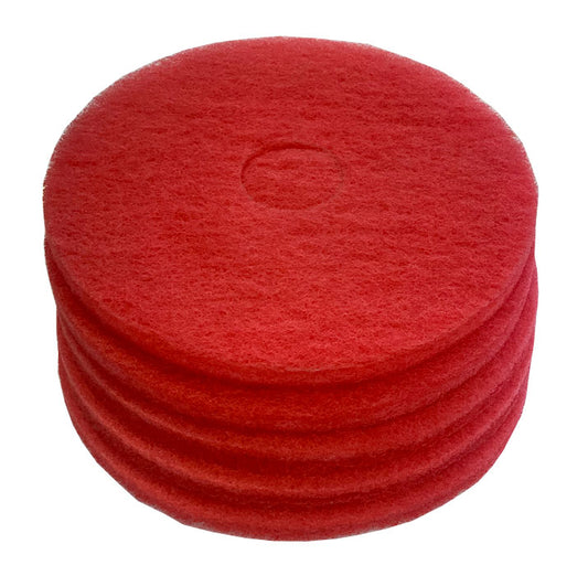 Glomesh 380mm Red Regular Speed Spray Buffing Pads - 5 Pack (TK380RED)