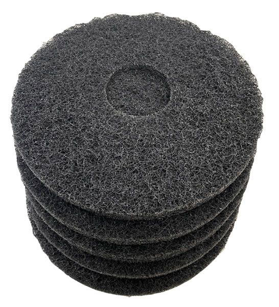 Glomesh 425mm Black Regular Speed Stripping Pads - 5 Pack (TK425BLK)