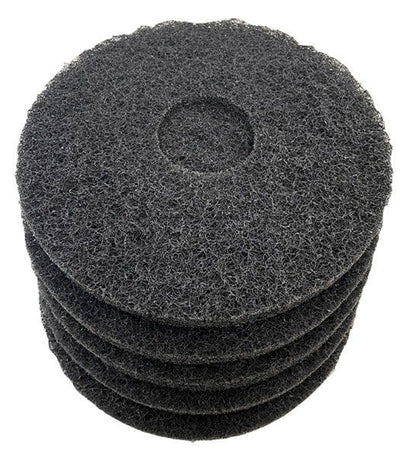 Glomesh 380mm Black Regular Speed Stripping Pads - 5 Pack (TK380BLK)