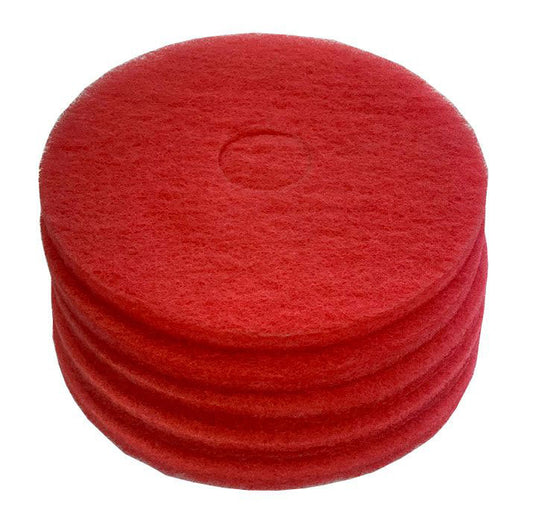 Glomesh 350mm Red Regular Speed Spray Buffing Pads - 5 Pack (TK350RED)