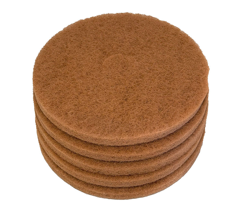 Glomesh 400mm Tan Regular Speed Polishing Pads - 5 Pack (TK400TAN)