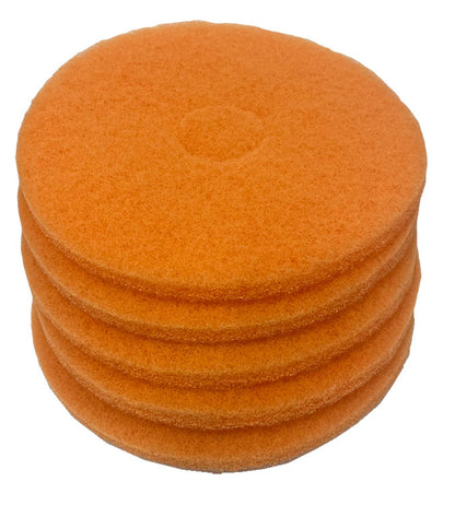 Glomesh 350mm Coral Auto Scrub and Pre Burnish Buffing Pads - 5 Pack (TKU350CR)