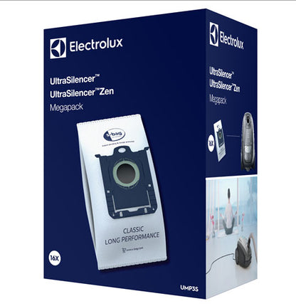 Electrolux UltraSilencer Dust Bag Mega 16-Pack (UMP3S)