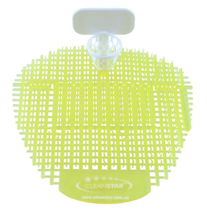Basketball Urinal Screens- Lemon Fragrance - 10 Pack (UR-BB-LEMON-10)