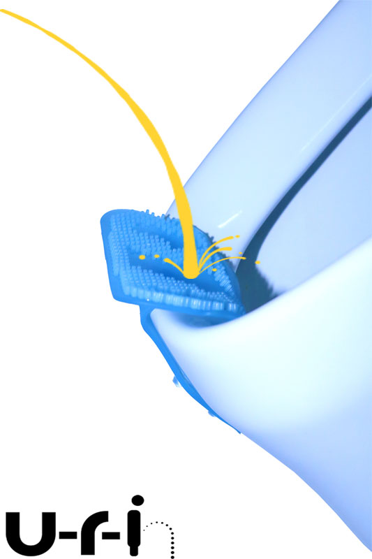 Drip Catching Urinal Screen with Clip - Ocean Fresh Fragrance - 10 Pack (URIN-CLIP-OCEAN-10)