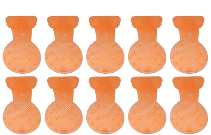 WORLD FIRST Drip Catching Urinal Screen (with Suction Clip)  Orange - 10 Pack (URIN-CLIP-ORANGE-10)