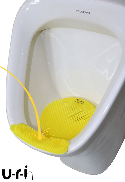 Drip Catching Urinal Screen Non Clip - Citrus Lemon Fragrance - 10 Pack (URIN-LEMON-10)