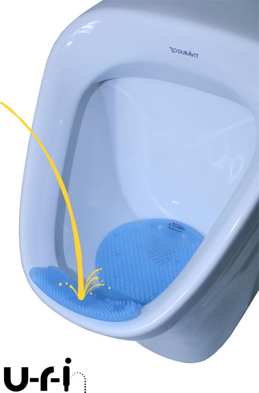 Drip Catching Urinal Screen Non Clip - Ocean Fresh Fragrance - 10 Pack (URIN-OCEAN-10)