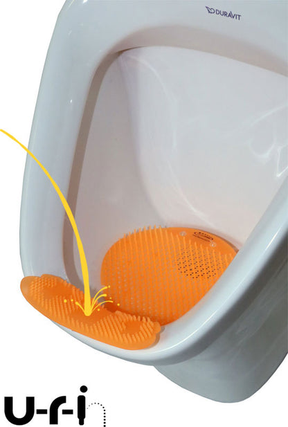 Drip Catching Urinal Screen Non Clip - Orange Fragrance - 10 Pack (URIN-ORANGE-10)