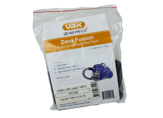 Vax Zero Fusion Z-1000 Foam and Filter Cage Pack
