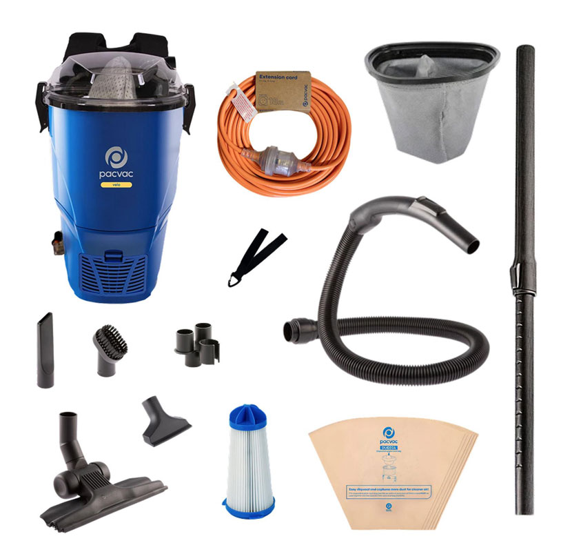 Pacvac Velo Backpack Vacuum Cleaner (VB002VE01A01)
