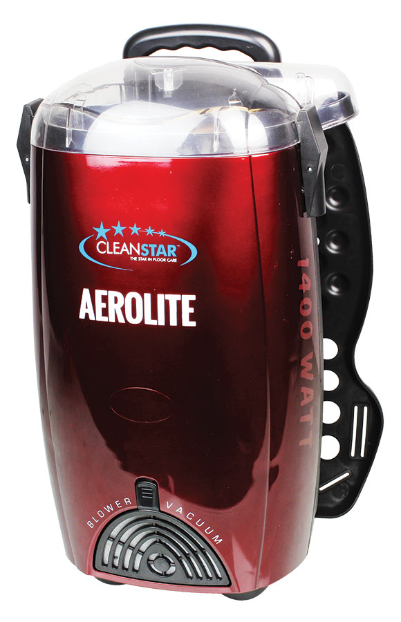 Cleanstar Aerolite 1400 Watt Backpack Vacuum Cleaner and Blower - Burgundy (VBP1400-BR)