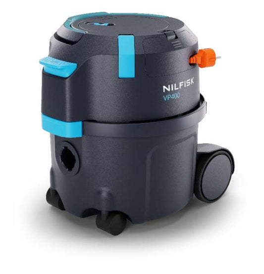Nilfisk VP400 Dry Commercial Vacuum with H13 HEPA Filter and Cordwinder (107421175)