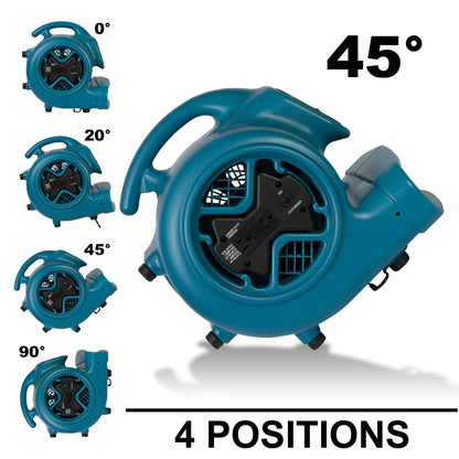 XPOWER Professional Air Mover 520 Watt (X-600AC)