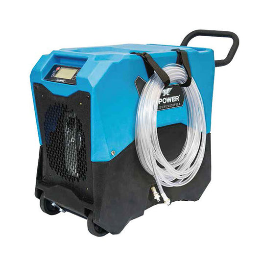 XPOWER 85L Commercial LGR Dehumidifier with Wheels and Mobility Handle (XD-85LH)